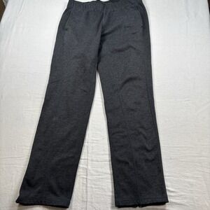 Nike Therma Fit Pants Womens Small Gray Training Ankle Zip Sweatpants 620335